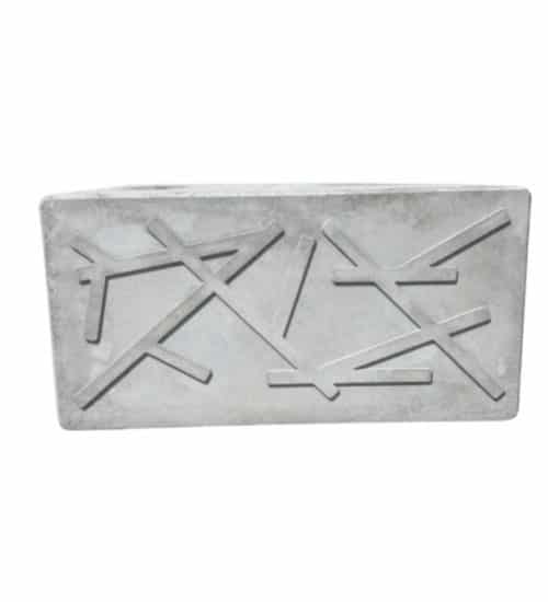 Abstract Design Faced Block